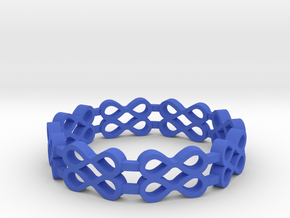 Infinit bangle 04 in Blue Processed Versatile Plastic
