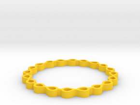 Infinit bangle 03 in Yellow Processed Versatile Plastic
