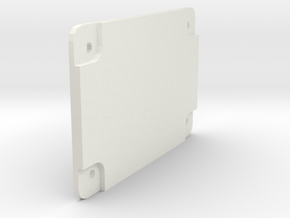 F-Body Center Console Accessory Switch Faceplate in White Natural Versatile Plastic