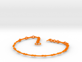 Bago necklace in Orange Processed Versatile Plastic