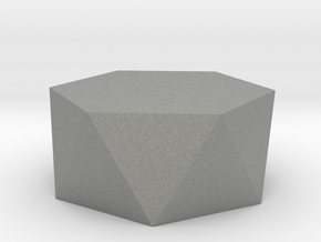 03. Hexagonal Antiprism - 1 Inch in Gray PA12