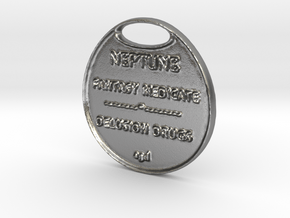 NEPTUNE-a3dCOINastrology- in Natural Silver