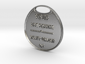 VENUS-a3dCOINastrology- in Natural Silver