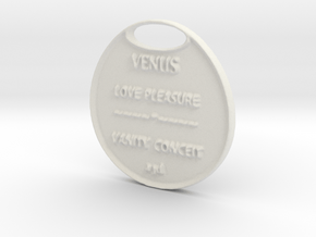 VENUS-a3dCOINastrology- in White Natural Versatile Plastic