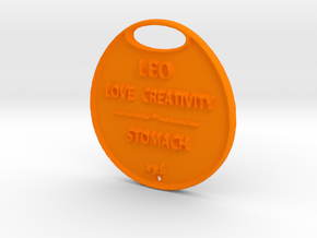 LEO-A3D-COINS- in Orange Processed Versatile Plastic