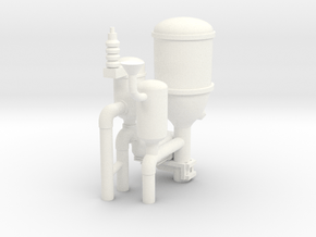 28mm Wastefall water purifier - Downloadable in White Processed Versatile Plastic