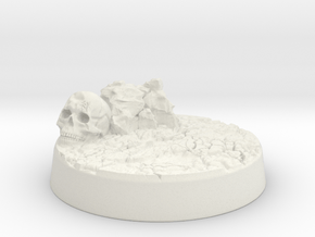 Desert Skull Base in White Natural Versatile Plastic