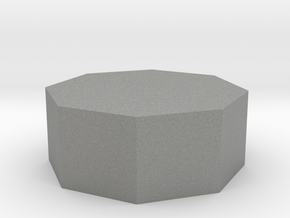 06. Octagonal Prism - 1 Inch in Gray PA12