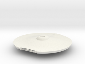 1000 TOS scout saucer v2 in White Natural Versatile Plastic