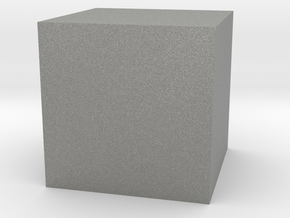 10. Square Prism - 1 inch in Gray PA12