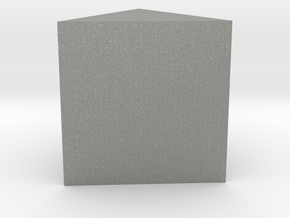 12. Triangular Prism - 1 Inch in Gray PA12