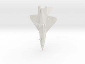 Sukhoi LTS "Checkmate" w/Landing Gear in White Natural Versatile Plastic: 1:72