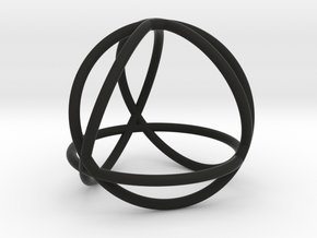 4 circle ball in Black Natural Versatile Plastic