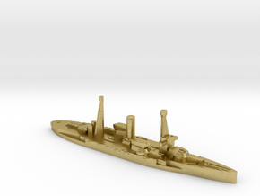 Spanish Alfonso XIII battleship 1920 1:2500 in Natural Brass