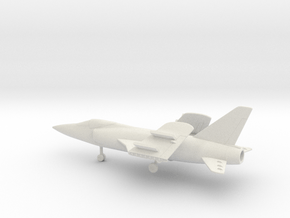 Grumman F-11F-1F Super Tiger (folded wings) in White Natural Versatile Plastic: 1:160 - N