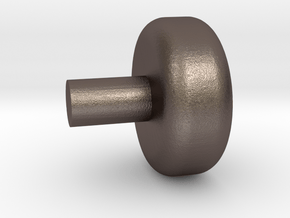 JFO Stand: Screw Unthreaded in Polished Bronzed-Silver Steel