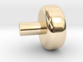 JFO Stand: Screw Unthreaded in 14k Gold Plated Brass