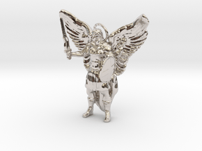 Archangel Michael Pendant in Platinum