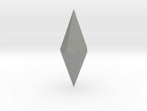 06. Octagonal Trapezohedron - 1 Inch in Gray PA12