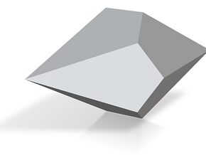 08. Pentagonal Trapezohedron - 10 mm in Tan Fine Detail Plastic