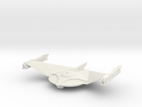 Romulan Bird-of-Prey in White Natural Versatile Plastic