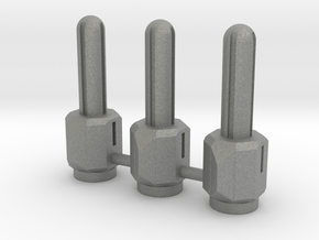 TF Weapon Handle Extension 3 pack in Gray PA12