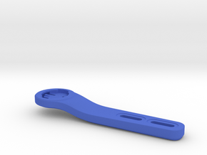 Wahoo Elemnt Integrated Handlebar Mount in Blue Processed Versatile Plastic