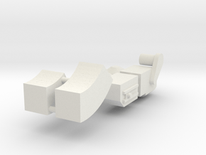 'S Scale' - 30" Conveyor Parts in White Natural Versatile Plastic