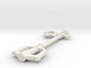 Miniature Starlight Keyblade - 10cm in White Natural Versatile Plastic