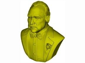 1/9 scale 'Godfather' Don Vito Corelone bust  in Clear Ultra Fine Detail Plastic