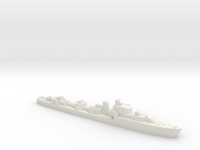 HMS Saumarez destroyer 1:2500 WW2 in White Natural Versatile Plastic