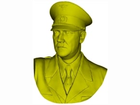 1/9 scale Adolf Hitler Führer of Germany bust in Clear Ultra Fine Detail Plastic