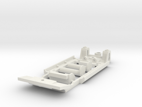 Chassis for Scalextric Ford Escort Mk1 (classic) in White Natural Versatile Plastic