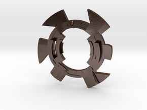 Beyblade Scrap Kahuna | Anime Attack Ring in Polished Bronze Steel