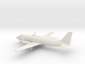 Grumman Gulfstream I-C (G-159C) in White Natural Versatile Plastic: 6mm