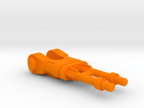 Starcom - Upriser - Rear Gun in Orange Processed Versatile Plastic