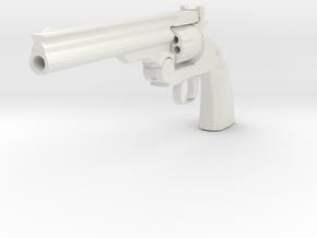 Model 3 Revolver Replica - Battlefield 1 Inspired in White Natural Versatile Plastic