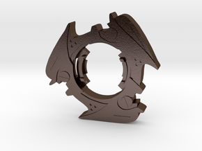 Beyblade Gaia-1 | Manga Attack Ring in Polished Bronze Steel