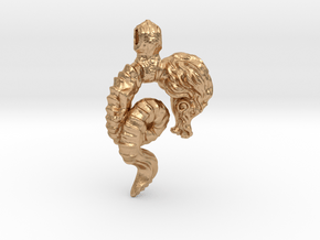 The Dreamy Dragon - Pendant in Natural Bronze: Small