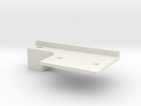 Filament Tension Bracket for 3D Printers in White Natural Versatile Plastic