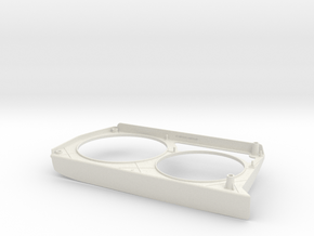 Lancia Delta headlamp frame Inte Left (S) - 3s in White Natural Versatile Plastic