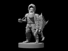 Gnome Male Artificer in Ankheg Plate Armor in Tan Fine Detail Plastic