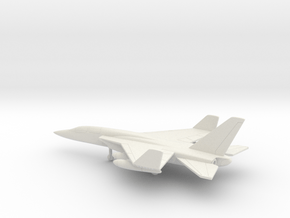 North American RA-5C (folded wings) in White Natural Versatile Plastic: 6mm