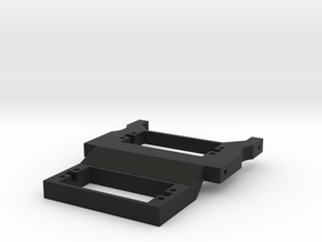 TRX4 Dual Servo Mount for Stock Rails in Black Natural Versatile Plastic