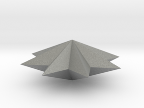 07. Octagrammic Dipyramid - 1 Inch in Gray PA12