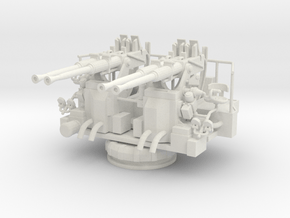 1/48 USN 40mm Bofors Quad Mount in White Natural Versatile Plastic