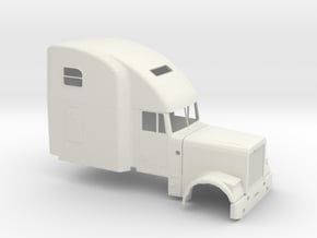 1/14 Freightliner-Classic XL Cab Shell-A in White Natural Versatile Plastic