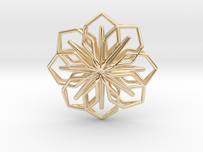 A-LINE Blossom, Pendant in 14K Yellow Gold