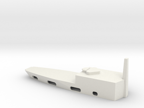 1/600 Scale HMS Tiger C20 Mod Kit in White Natural Versatile Plastic
