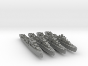 4pk S class British Destroyers 1:2500 WW2 in Gray PA12